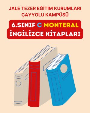 6.SINIF C MONTERAL İNGİLİZCE KİTAPLARI