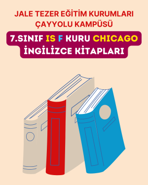 7.SINIF IS F KURU CHICAGO İNGİLİZCE KİTAPLARI