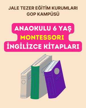 Anaokulu 6 Yaş Montessori İngilizce Kitapları