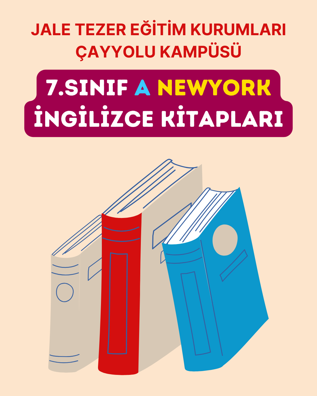 7.SINIF A NEWYORK İNGİLİZCE KİTAPLARI