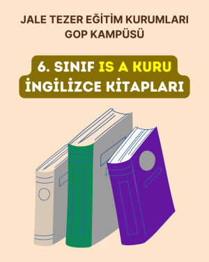 6.SINIF IS A KURU İNGİLİZCE KİTAPLARI