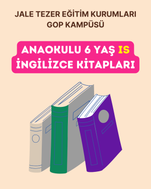 Anaokulu 6 Yaş IS İngilizce Kitapları