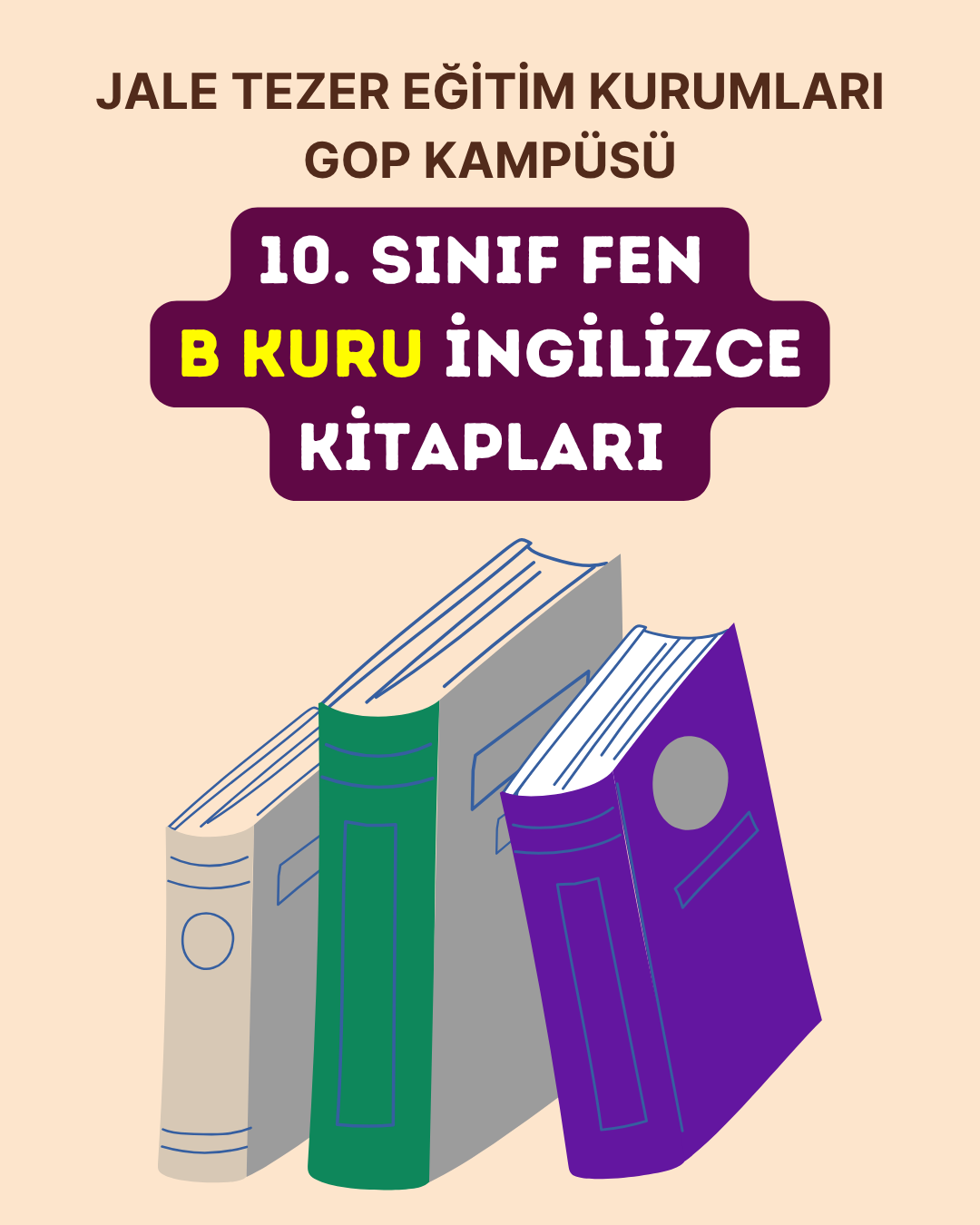 10.SINIF FEN B KURU İNGİLİZCE KİTAPLARI
