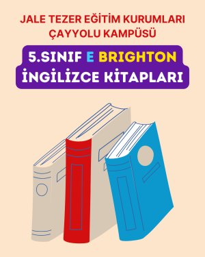5.SINIF E BRIGHTON İNGİLİZCE KİTAPLARI