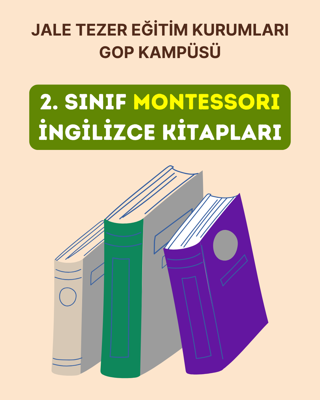 2.SINIF MONTESSORI İNGİLİZCE KİTAPLARI