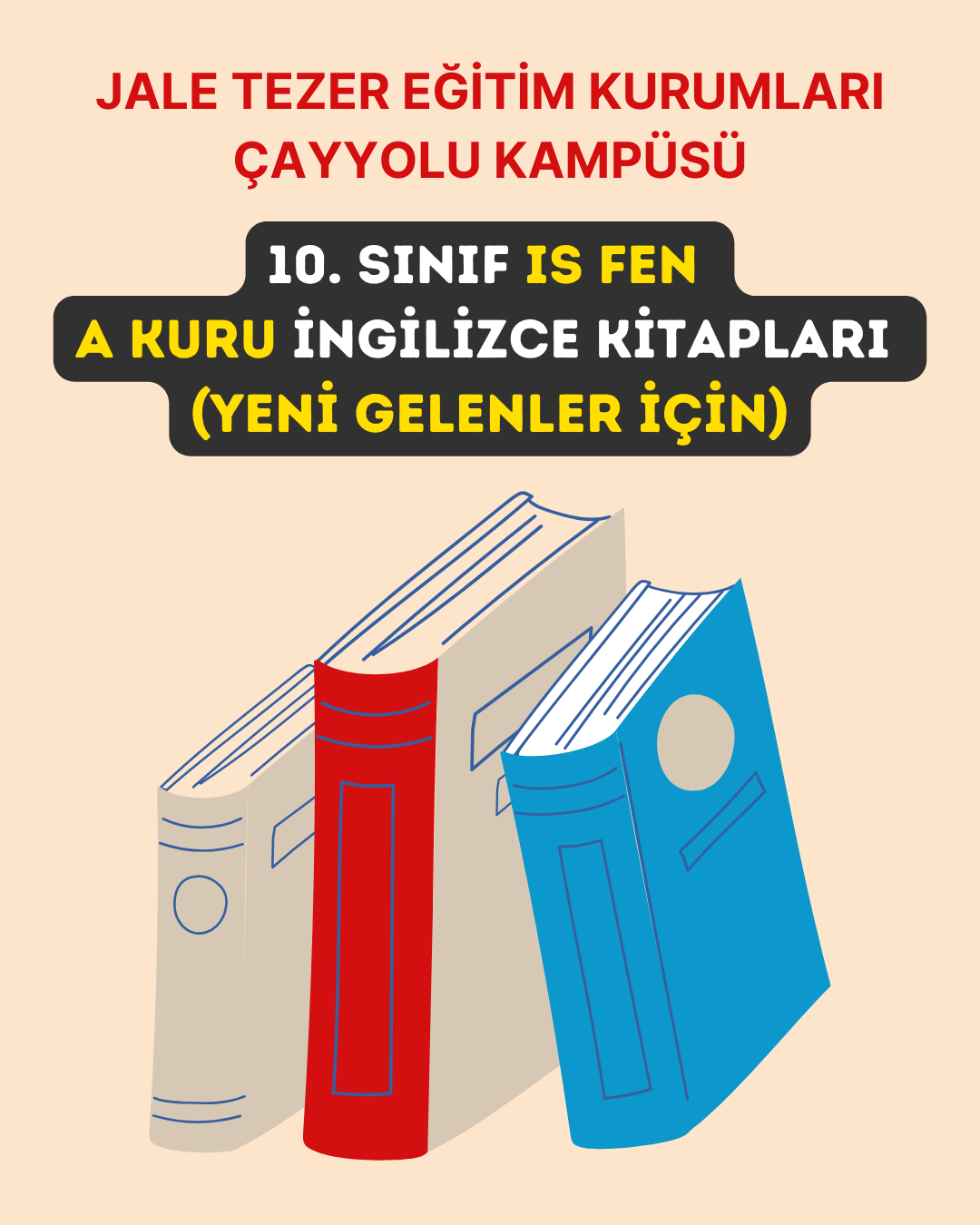 10.SINIF IS FEN A KURU İNGİLİZCE KİTAPLARI (YENİ GELEN ÖĞRENCİLER İÇİN)