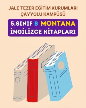 5.SINIF B MONTANA İNGİLİZCE KİTAPLARI