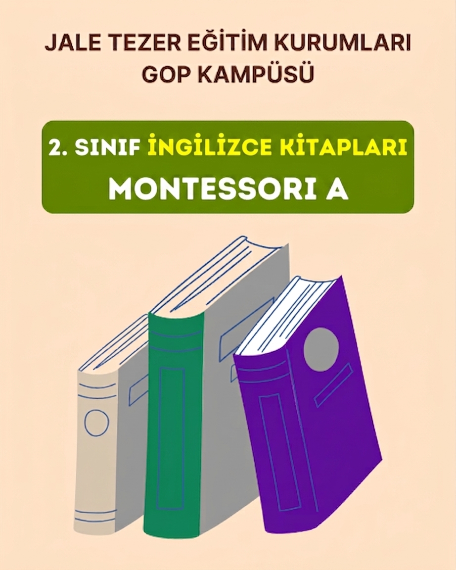 2.SINIF MONTESSORI A İNGİLİZCE KİTAPLARI