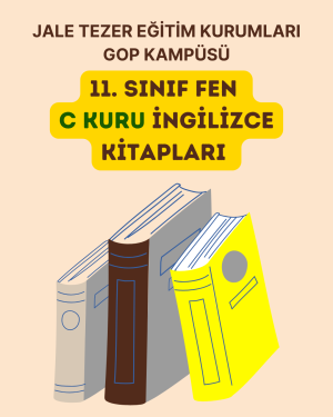 11.SINIF FEN C KURU İNGİLİZCE KİTAPLARI