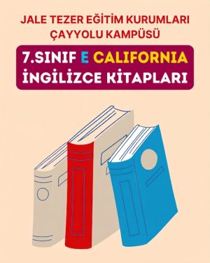 7.SINIF E CALIFORNIA İNGİLİZCE KİTAPLARI