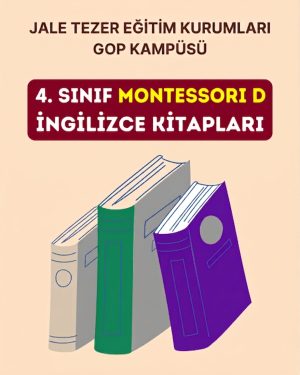 4.SINIF MONTESSORI D İNGİLİZCE KİTAPLARI