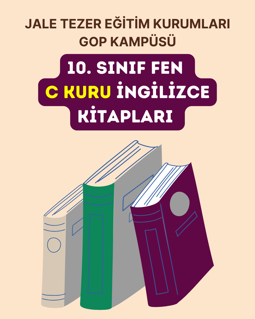 10.SINIF FEN C KURU İNGİLİZCE KİTAPLARI