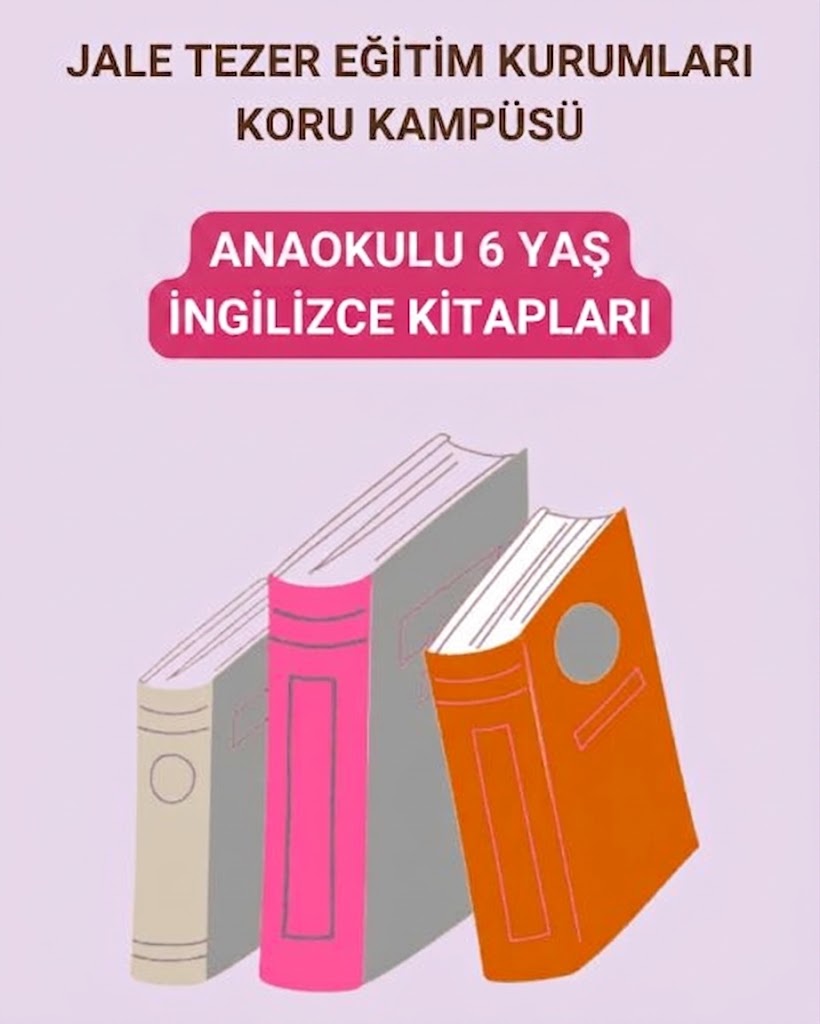 Anaokulu 6 Yaş İngilizce Kitapları